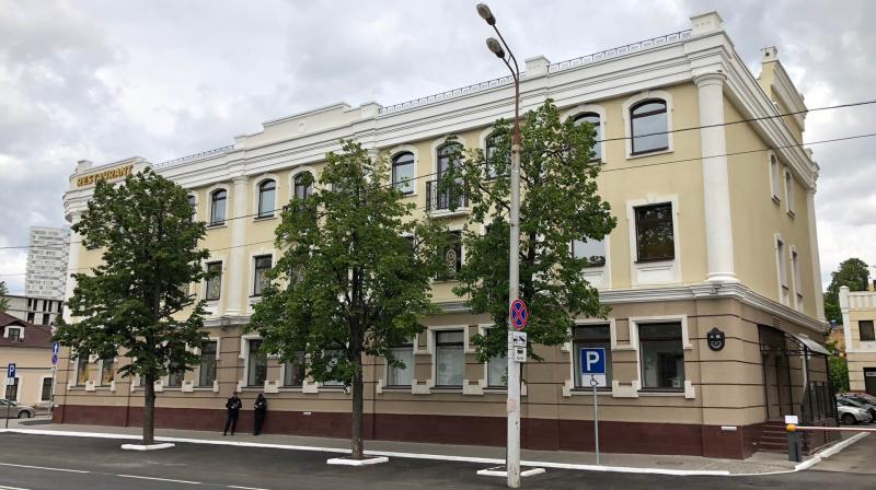 Общественный центр для обслуживания гостиницы «Сулейман Палас» по ул.Петербургская, 55 в г.Казани